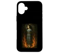 Witch Lighting Cigarette with Flames Occult Unholy Funny Carcasa para iPhone 16 Plus
