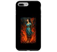 Witch Lighting Cigarette with Flames Occult Unholy Funny Carcasa para iPhone 7 Plus/8 Plus