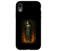Witch Lighting Cigarette with Flames Occult Unholy Funny Carcasa para iPhone XR