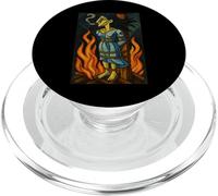 Witch Lighting Cigarette with Flames Occult Unholy Funny PopSockets PopGrip para MagSafe
