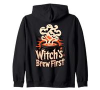 Witch’s Brew First Coffee Witches Halloween Sudadera con Capucha