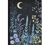 Witch Sketchbook: Large Unlined Blank Book for Drawing, Doodles, Art Class, Dreams, Magic Spells, Gothic Scary Designs in Interior, Perfect Gift