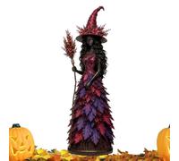 Witch Statue - 15x5.3x4.4cm Resin Sculpture | Halloween Desk Decoration Art