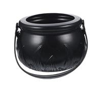 Witch Themed Halloween Bucket Black Decorative Jar