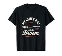 Witch Travel My Other Ride es una Escoba de Carreras Camiseta