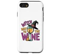 Witch Way To The Wine Divertido Juego de Palabras de Halloween Carcasa para iPhone SE (2020) / 7/8
