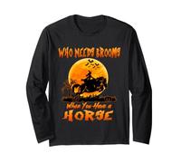 Witch Who Needs Brooms When You Have A Horse Halloween Manga Larga