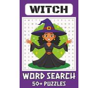 Witch Word Search Puzzle Book: Word Search with Easy to Read Print about Witches, Halloween, Magicians and More I 6x9 inches, 110 pages I 50+ Puzzles ... Gift for Vacations, Holidays and Free Times