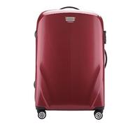 WITCHEN PC Ultra Light Equipaje Duro Maleta de Viaje Maleta con Ruedas Maleta Mediana de Policarbonato Cuatro Ruedas giratorias Cierre TSA Mango telescópico de Aluminio Talla M Rojo Oscuro
