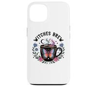 Witches Brew Coffee Cup Witchy Mug Halloween Witch Be Sippin Carcasa para iPhone 13