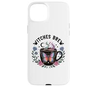 Witches Brew Coffee Cup Witchy Mug Halloween Witch Be Sippin Carcasa para iPhone 15 Plus