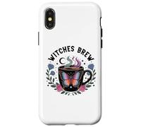 Witches Brew Coffee Cup Witchy Mug Halloween Witch Be Sippin Carcasa para iPhone X/XS