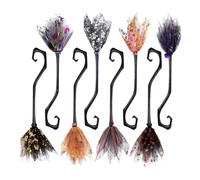 Witches Broom - Colorful Cosplay Accessories Role Playing 8 Pieces