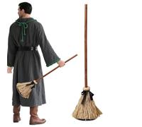 Witches Broom, Halloween Decor, Dancing Witch Prop, Light-Up Spooky Sound Feature, Motion Activated Design, for Party Cosplay Festival Family Gathering Stage Show 450g