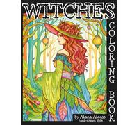Witches Coloring Book: Hand drawn coloring book, includes 50 witchy coloring pages. An Enchanted journey through the Witchery of condemned Salem ... Coloring Book (DRAWN by HAND Coloring Books)