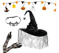 Witches Hats For Women - Carnival Role Playing Halloween Headgear Prop