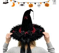 Witches Hats Handmade Role-Play - Costume Outfits Decorations Witch Hat for