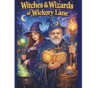 Witches & Wizards of Wickory Lane: A Whimsical Coloring Book of Magic, Candles, and Enchanted Village Life