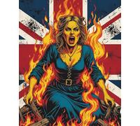 Witchfire Notebook - The Women They Feared: A gothic horror-inspired notebook honouring the women who were once feared, silenced, and burned for their differences.