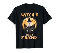 Witch's Best Friend Halloween Corgi Dog Witch In Pocket Camiseta gráfica económica, Hombre, Negro, XL