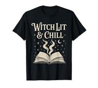 Witchy Book Club Lector pagano Ficción Oculta Ritual Coven Camiseta