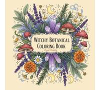 Witchy Botanical Coloring Book