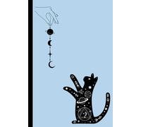 Witchy cat Glacial Blue notebook, Witchy A5 Notebook, Retro |Journals for Spiritual Writing, Manifestations: Lined Paper for Daily Journaling, Witchy ... shadow work, Gifts for women | 160 pages