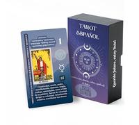 Witchy Cauldron Baraja de Cartas de Tarot en Español para Principiantes, con Significado y Palabras Clave, Chakra, Planeta, Afirmación, Invertido, Zodíaco