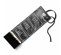 Witchy Cauldron Bolsa de Tarot, Envoltorio de Tarot Satinado y Tela para Almacenamiento (De Color Negro)