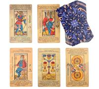 Witchy Cauldron Tarot de Marsella para Principiantes en Español - 78 Cartas con Significados e Interpretación Fácil - Tarot Clásico Divinatorio