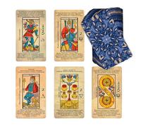 Witchy Cauldron Tarot de Marsella para Principiantes en Español - Cartas de Tarot Ilustradas con Significados para una Interpretación Fácil - Aprende a Leer el Tarot con el Clásico Tarot de Marsella