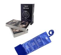 Witchy Cauldron Tarot Español para Principiantes - Baraja de Tarot 78 Cartas con Significados, Palabras Clave, Chakra, Planeta, Zodíaco y Afirmaciones + Bolsa/Estuche Tarot