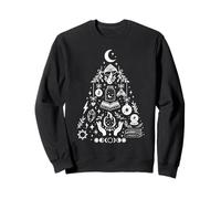 Witchy Christmas Tree Witchcraft Wicca Gothic Christmas Sudadera