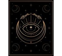 Witchy Composition Notebook | Third Eye, Moon & Stars | Mystical Journal for Everyday Writing: Witchy Gifts for Women and Students (Witchcraft Aesthetic)