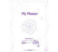 Witchy Gothic Astrology Planner Notes: Dark Aesthetic Journal with Annual Calendar, Moon & Mood Tracker, Water Intake, Daily Goals, Music Notes & Witchcraft-Inspired Details