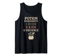 Witchy Mom Plant Magic Botanical Humor Herbal Regalo Camiseta sin Mangas