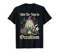 Witchy Woman Wiccan Witches Bruja Feminista Divertido Halloween Camiseta