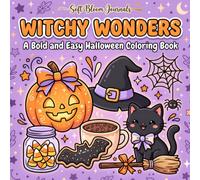 Witchy Wonders: A Bold and Easy Halloween Coloring Book