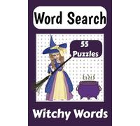 Witchy Word Search Book: Fun themed | 6 x 9 inches | 55 Puzzles | Gift for Holidays, Vacations and relaxing