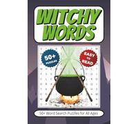 Witchy Words Word Search: Puzzles With Easy to Read Print about Magic, Spells & Brews | 6x9 inches 110 pages | Gift for Vacations, Holidays, Leisure