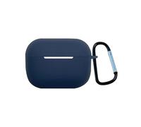 (with Buckle, Midnight Blue) Earphone Silicone Protective Case with Buckle For AirPods Pro 2