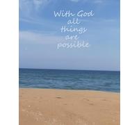With God all things are possible Composition Notebook