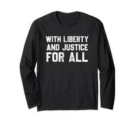 with Liberty and Justice For All Manga Larga