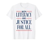 with Literacy and Justice For All Read Banned Books Activist Camiseta