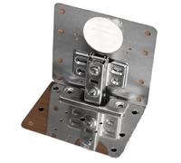 With Screw Stainless Steel Hinge Repair Plate Kits Mounting Flat Fixing Brackets 2/4/6/10pcs(4Pcs)