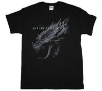 Within Temptation Hydra Head T Shirt Symphonic Metal Band Black XL