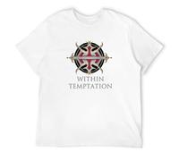 Within Temptation Logo Mens T-Shirt Men Shirt tee Music Size S