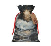 Within The Tides - Bolsa resistente con cordón de 4.7 x 6.9 pulgadas, bolsa de regalo moderna y práctica para necesidades diarias, 1 unidad