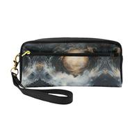 Within The Tides - Bolsas de cosméticos para mujer, neceser de viaje, organizador de accesorios, bolsa con cremallera, idea de regalo, Black, Talla única, Neceser de maquillaje