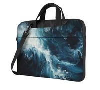 Within The Tides - Elegante bolsa para laptop, ultrafina, portátil, de un solo hombro, para viajes diarios, Black, 14 inch